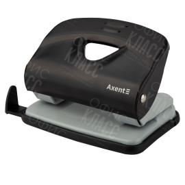 ДЫРОКОЛ ДЛЯ БУМАГИ AXENT EXAKT-2 3920-01-A, МЕТАЛЛИЧЕСКИЙ, 20 ЛИСТОВ, ЧЕРНЫЙ