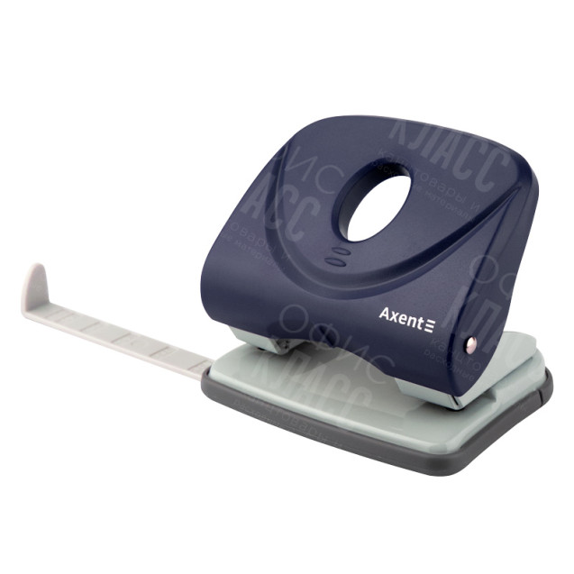 ДЫРОКОЛ ДЛЯ БУМАГИ AXENT WELLE-2 3830-02-A, ПЛАСТИКОВЫЙ, 30 ЛИСТОВ, СИНИЙ