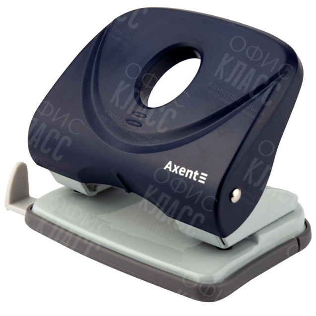 ДЫРОКОЛ ДЛЯ БУМАГИ AXENT WELLE-2 3830-02-A, ПЛАСТИКОВЫЙ, 30 ЛИСТОВ, СИНИЙ