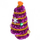 ЕЛОЧКА КОНУСНАЯ С УКРАШЕНИЯМИ 7×16 СМ