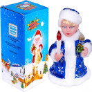 ИГРУШКА МЕХАНИЧЕСКАЯ «СНЕГУРОЧКА»  (МУЗЫКА PУC.  + КАЧАНИЕ РУКАМИ) CX-281