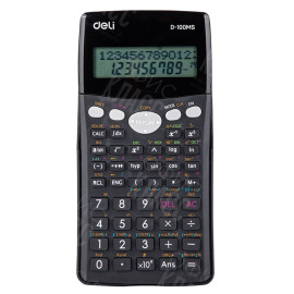 КАЛЬКУЛЯТОР DELI D-100MS (10+2Р, ИНЖЕНЕРНЫЙ, 300ФУНКЦ.)