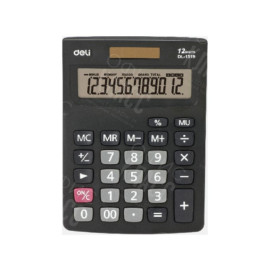 КАЛЬКУЛЯТОР DELI DL-1519A (12Р,ДВ.ПИТ)