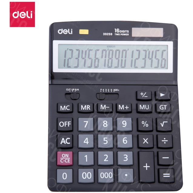 КАЛЬКУЛЯТОР DELI DL-39259 (16Р,ДВ.ПИТ)