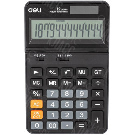 КАЛЬКУЛЯТОР DELI M320 (12Р,ДВ.ПИТ)