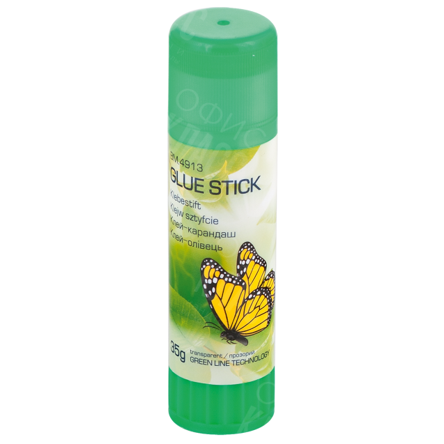 КЛЕЙ КАРАНДАШ 35 ГР BUROMAX (PVP) 4913 ECO-LINE