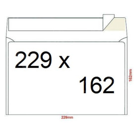 КОНВЕРТ БУМАЖНЫЙ 162Х229 ММ С5 КЛЕЕВОЙ СЛОЙ