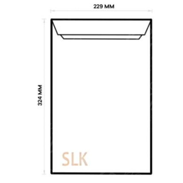 КОНВЕРТ БУМАЖНЫЙ C4 SLK 229*324