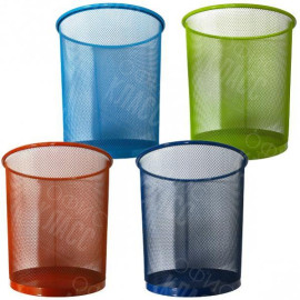 КОРЗИНА ДЛЯ МУСОРА МЕТАЛЛИЧЕСКАЯ СЕТЧАТАЯ ЧЕРНАЯ ЦВЕТНАЯ 23,5*26*19СМ КОРЗИНА ДЛЯ МУСОРА МЕТАЛЛИЧЕСКАЯ СЕТЧАТАЯ ЧЕРНАЯ ЦВЕТНАЯ 23,5*26*19СМ