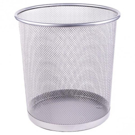 КОРЗИНА МЕТАЛЛИЧЕСКАЯ СЕТЧАТАЯ 5002, СЕРЕБРО 26*22*28СМ