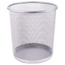 КОРЗИНА МЕТАЛЛИЧЕСКАЯ СЕТЧАТАЯ 5002, СЕРЕБРО 26*22*28СМ