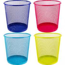 КОРЗИНА МЕТАЛЛИЧЕСКАЯ СЕТЧАТАЯ 5002, ЦВЕТНАЯ 26×22×28  СМ