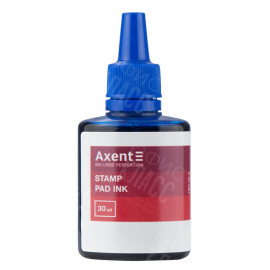 КРАСКА ШТЕМПЕЛЬНАЯ AXENT 7301-02-A 30 МЛ, СИНЯЯ