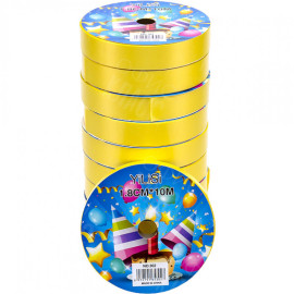 ЛЕНТА 18ММ*10М ЖЕЛТАЯ