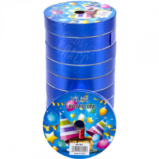 ЛЕНТА 18ММ*10М СИНЯЯ