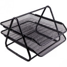 ЛОТОК 2 ОТДЕЛЕНИЯ «МЕТАЛЛ»  1088-BI ГОРИЗОНТАЛЬНЫЙ ЧЕРНЫЙ 29,3×35 СМ