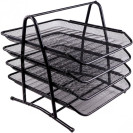 ЛОТОК 4 ОТДЕЛЕНИЯ "МЕТАЛЛ" 1086-BI ГОРИЗОНТАЛЬНЫЙ ЧЕРНЫЙ