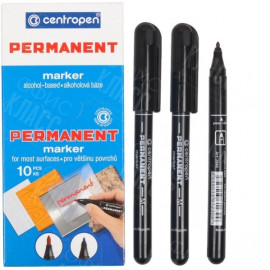 МАРКЕР ПЕРМАНЕНТНЫЙ СПИРТОВОЙ CENTROPEN 2846 ЧЕРНЫЙ