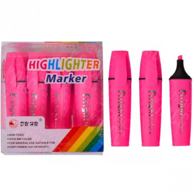 МАРКЕР ТЕКСТОВЫДЕЛИТЕЛЬ РОЗОВЫЙ JH-700