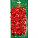 НАБОР БАНТИКОВ 12 ШТУК КРАСНЫХ 12-162