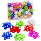 НАБОР БАНТОВ ПОДАРОЧНЫХ 5 СМ ЦВЕТНЫЕ ПЕРЛАМУТРОВЫЕ 95ШТ 13-170