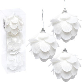 НАБОР ЕЛОЧНЫХ ИГРУШЕК 3ШТ "ШИШКИ" HL23SF-174