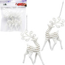 НАБОР ЕЛОЧНЫХ УКРАШЕНИЙ 2ШТ "ОЛЕНЬ" 15*9*2,5СМ HL2255