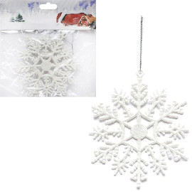 НАБОР ЕЛОЧНЫХ УКРАШЕНИЙ 2ШТ "СНЕЖИНКА" 10*10СМ HL22395