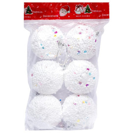 НАБОР ИГРУШЕК ЕЛОЧНЫХ "ШАРЫ" 6 ШТ D5.5СМ 6 ШТ ACF22193-6