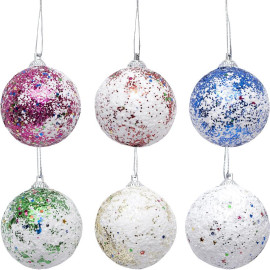 НАБОР ИГРУШЕК ЕЛОЧНЫХ "ШАРЫ" 6 ШТ D5.5СМ ACF21131-6/22131-6