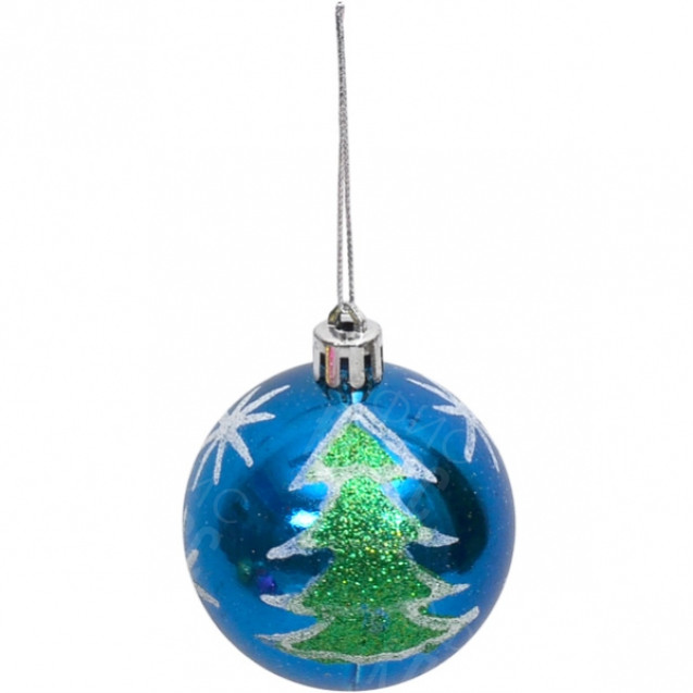 НАБОР ИГРУШЕК ЕЛОЧНЫХ «ШАРЫ»  6 ШТ.   16  HX2104