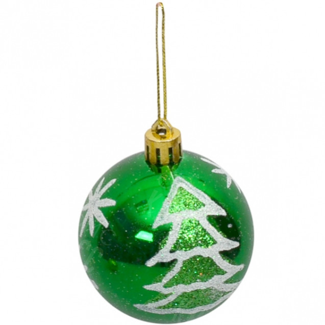 НАБОР ИГРУШЕК ЕЛОЧНЫХ «ШАРЫ»  6 ШТ.   16  HX2104