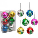 НАБОР ИГРУШЕК ЕЛОЧНЫХ «ШАРЫ»  6 ШТ.   16  HX2104