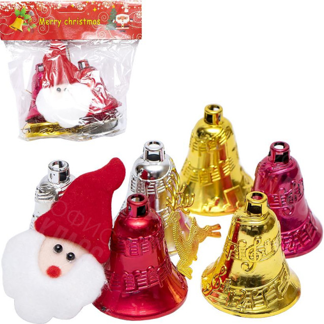 НАБОР НОВОГОДНИХ ПОДВЕСНЫХ УКРАШЕНИЙ 8ШТ HL23AF-840