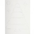 НАБОР НОВОГОДНИХ ТРАФАРЕТОВ, 8 ЛИСТОВ А3–5  /13–42