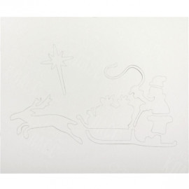 НАБОР НОВОГОДНИХ ТРАФАРЕТОВ, 8 ЛИСТОВ А3–5  /13–42