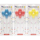 НАБОР СВЕЧЕЙ ДЛЯ ТОРТА "ВОЗДУШНЫЙ ШАРИК" 4ШТ TL-1044