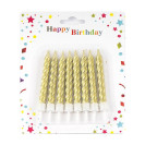 НАБОР СВЕЧЕЙ ДЛЯ ТОРТА "ЗОЛОТО СПИРАЛЬ" 1428