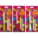 НАБОР СВЕЧЕЙ ДЛЯ ТОРТА 10–94 МУЗЫКАЛЬНЫЕ, 3 ШТУКИ