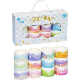 НАБОР СКОТЧ ДЕКОРАТИВНЫЙ 12ШТ XM-JD2583