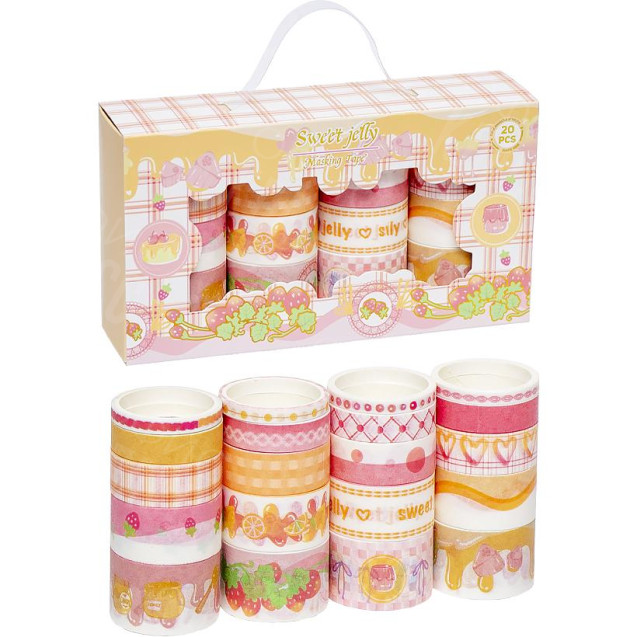 НАБОР СКОТЧ ДЕКОРАТИВНЫЙ 20ШТ XM-JD2622I-11