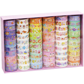 НАБОР СКОТЧ ДЕКОРАТИВНЫЙ 60ШТ XM-JD2270