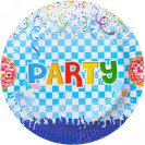 НАБОР ТАРЕЛОК 23  СМ «С ДНЕМ РОЖДЕНИЯ»  10 ШТУК 10–44