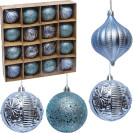 НАБОР ШАРОВ 16ШТ D8СМ 6279-5 БИРЮЗА