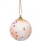 НАБОР ШАРОВ 6  ШТУК «БЕЛЫЙ С ЗВЕЗДОЧКАМИ»  D6 12–96