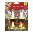 НАБОР-УКРАШЕНИЕ "КОЛОКОЛЬЧИК" 4ШТ 1045-214 ЗОЛОТО ПЛАСТИК