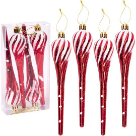 НАБОР-УКРАШЕНИЕ "СОСУЛЬКИ" 4ШТ YH1-123