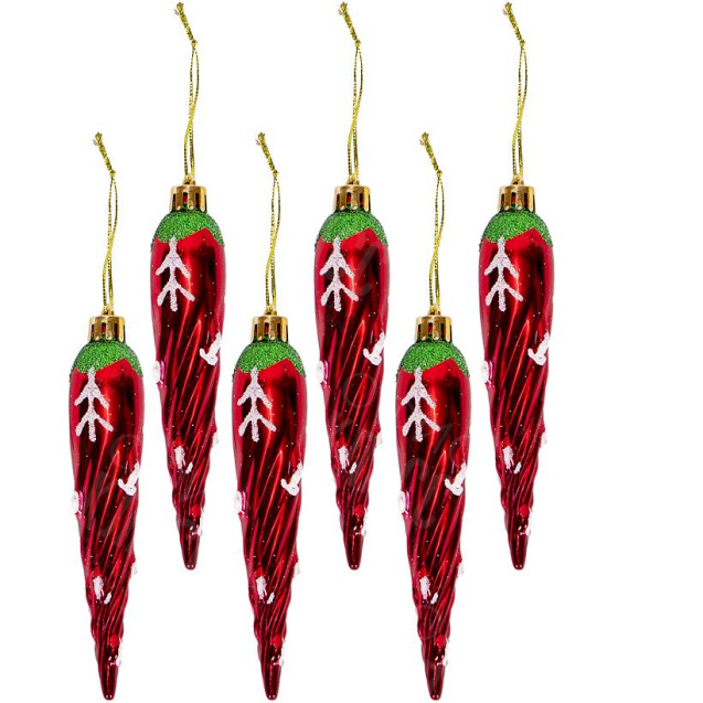 НАБОР-УКРАШЕНИЕ "СОСУЛЬКИ" 6ШТ YH1-97