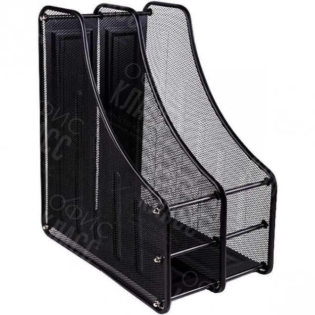 НАКОПИТЕЛЬ 2 ОТДЕЛЕНИЯ "МЕТАЛЛ" 2537-BI ВЕРТИКАЛЬНЫЙ ЧЕРНЫЙ 35,5Х28,5Х16,0 СМ