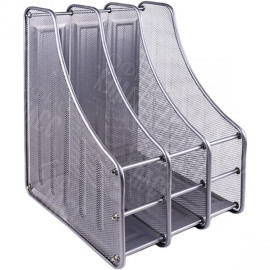 НАКОПИТЕЛЬ 3 ОТДЕЛЕНИЯ «МЕТАЛЛ»  ВЕРТИКАЛЬНЫЙ МЕТАЛЛ BJ3004–3-S СЕРЕБРО 35,5×28,5×24,0 СМ НАКОПИТЕЛЬ 3 ОТДЕЛЕНИЯ «МЕТАЛЛ»  ВЕРТИКАЛЬНЫЙ МЕТАЛЛ BJ3004–3-S СЕРЕБРО 35,5×28,5×24,0 СМ